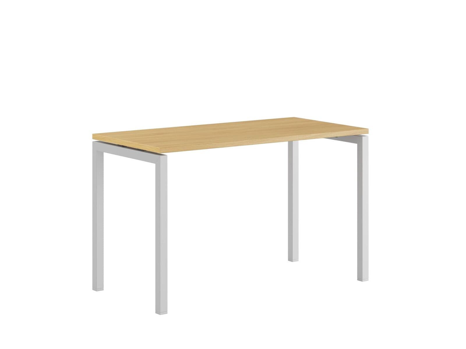 Luna U Bord 120x60cm - Eg-hvid