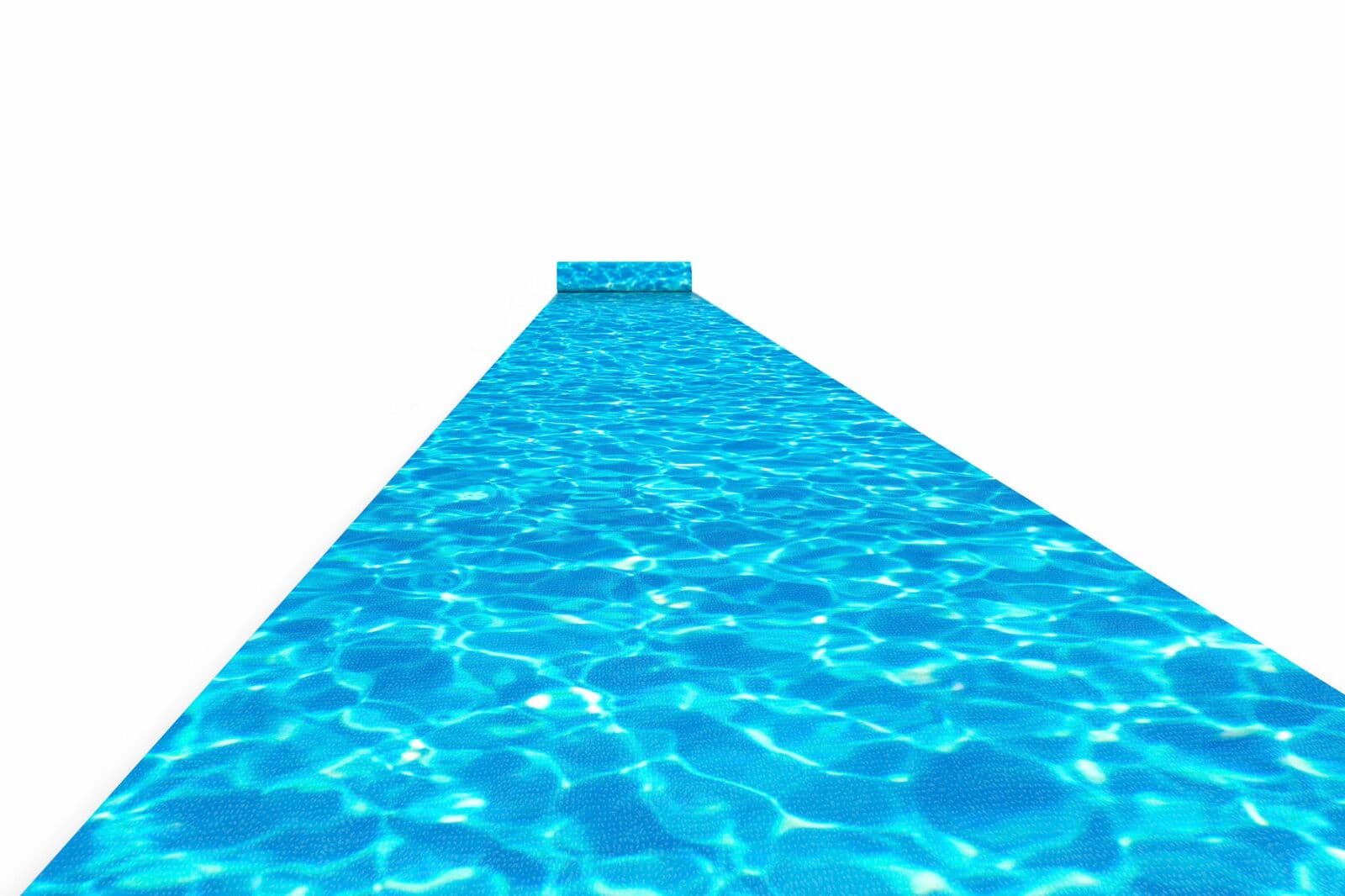 Mässmatta med tryck i nålfilt - 2x50m - Ocean