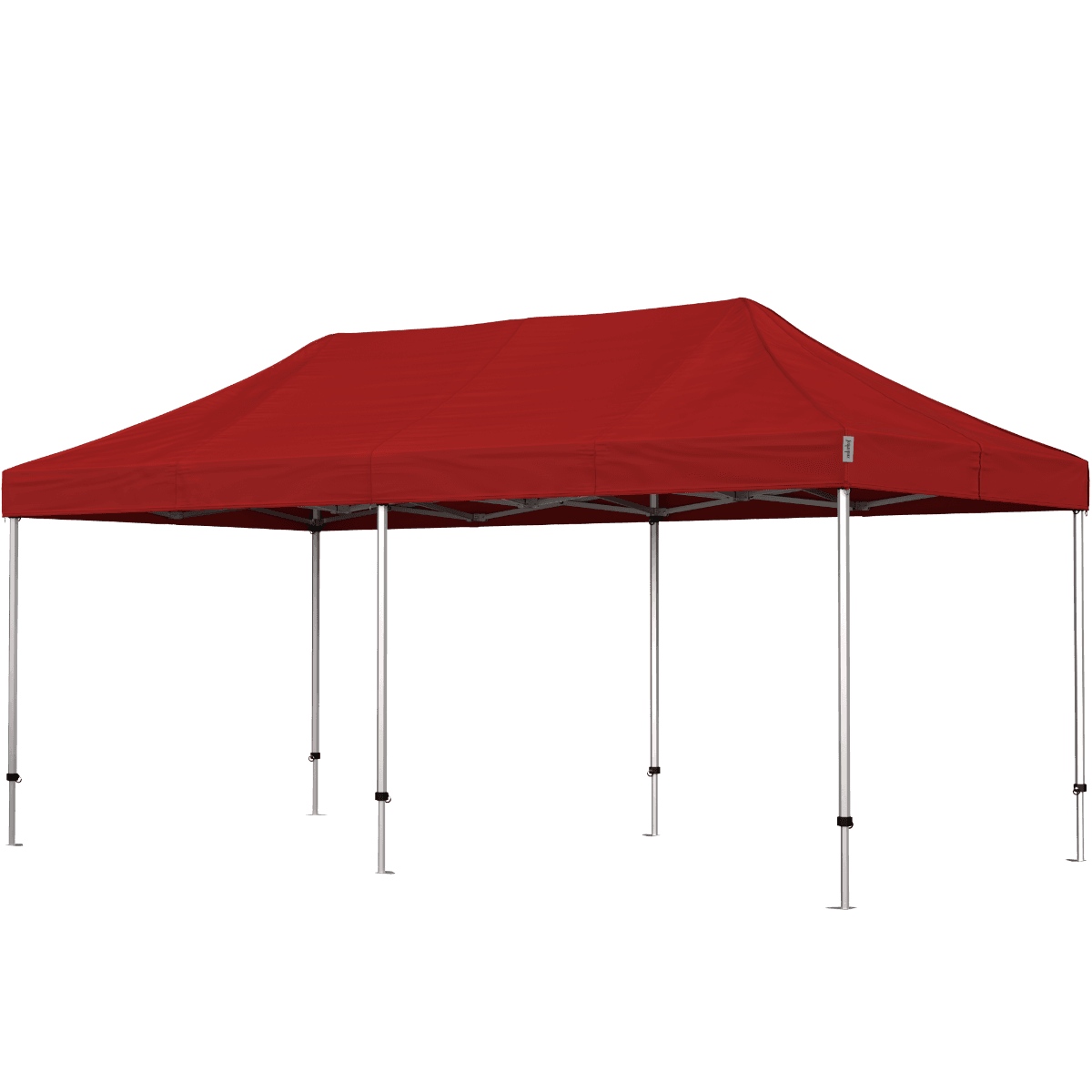 Fällbart tält Komplett 3x6m HEXA Heavy Duty - Röd