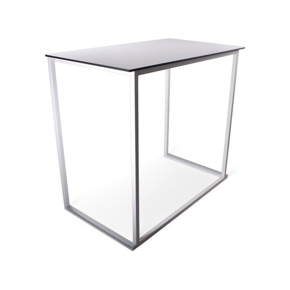 Square Ståbord 120x70cm - Sort-hvid