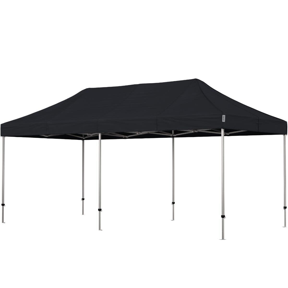 Fällbart tält Komplett 3x6m Premium Plus - Sort