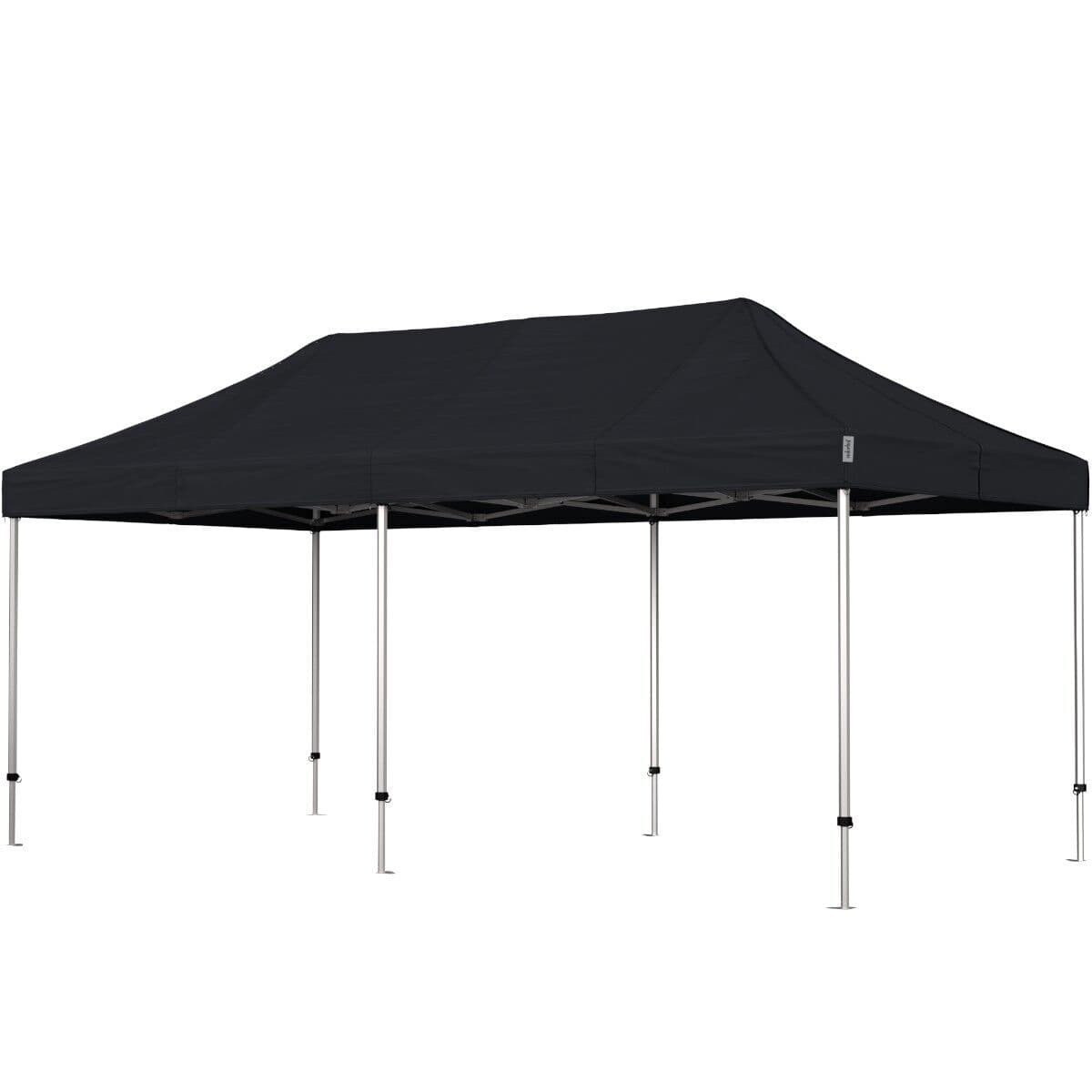 Fällbart tält Komplett 3x6m HEXA Heavy Duty - Sort
