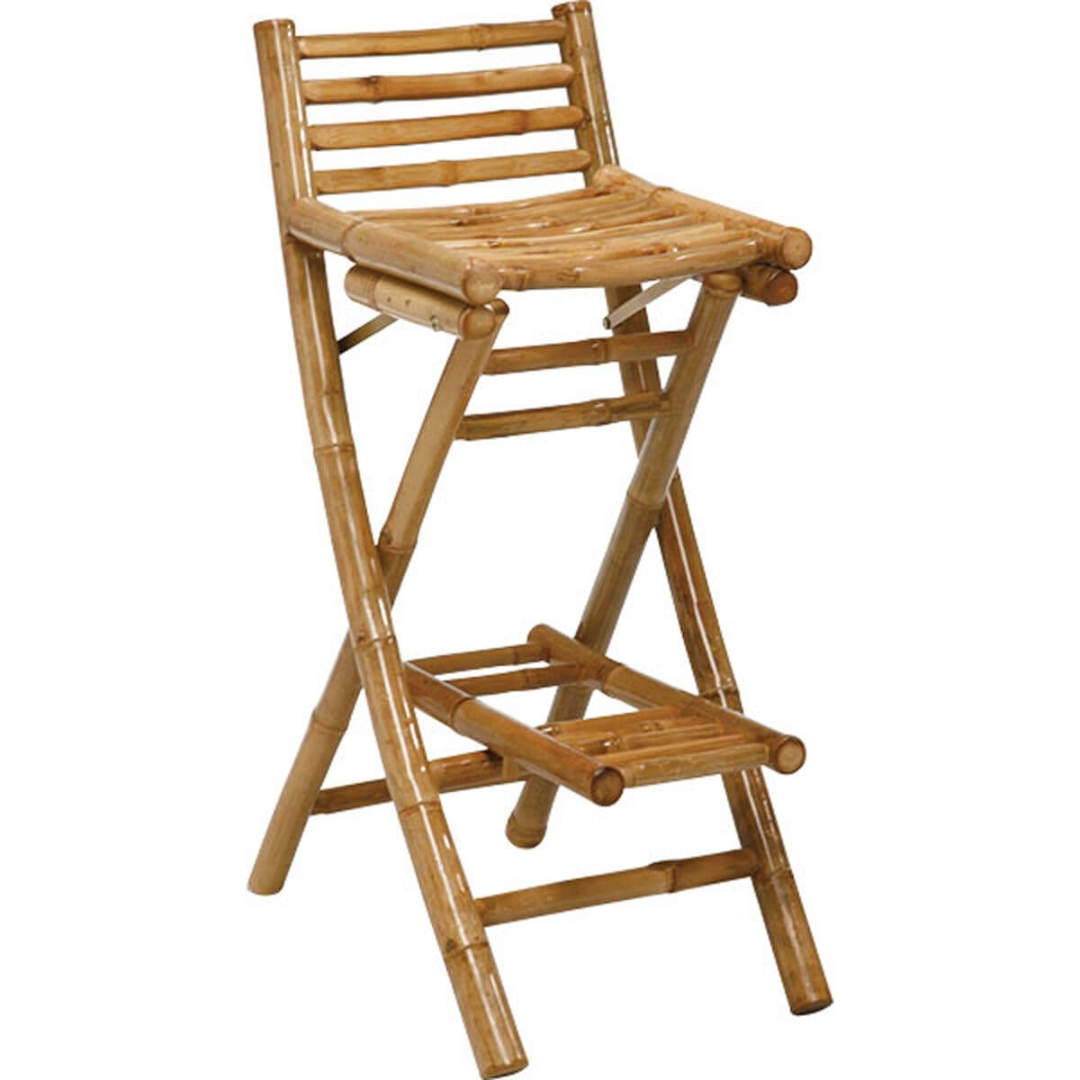Bambustol med sits höjd 75cm