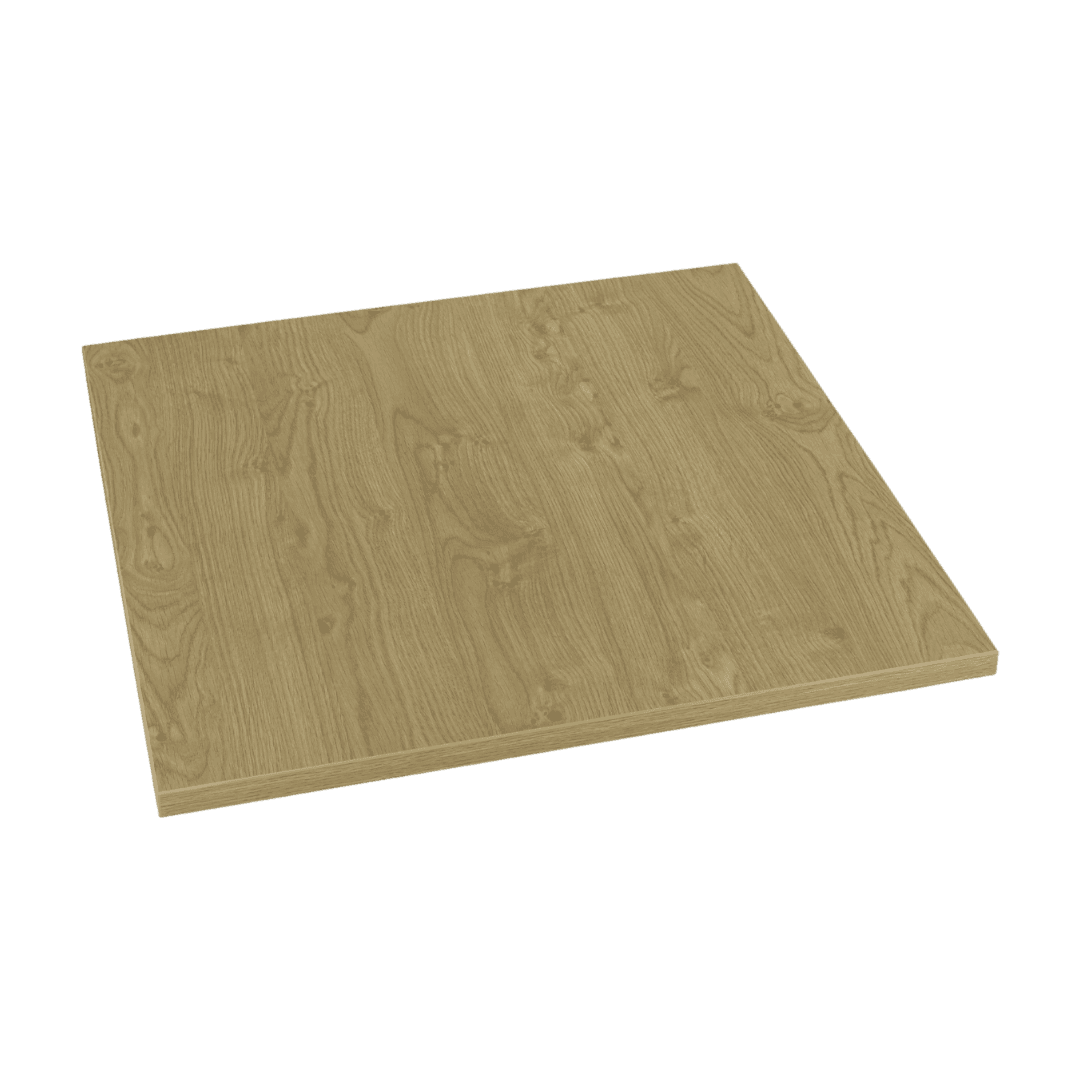 Cognac Oak bordsskiva fyrkantig Lamidur - 70x70 cm