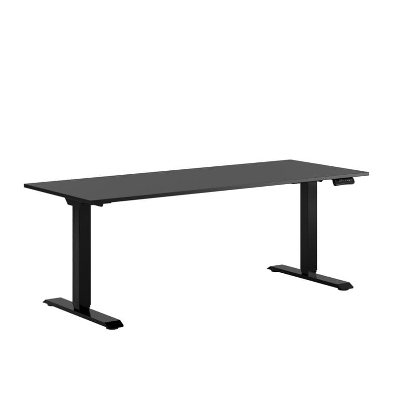 Premium Höj-/Sänkbord m/2 motorer 180x70cm - Sort -sort