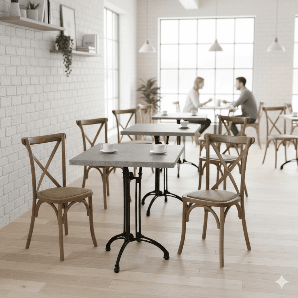 Cafépaket Crossback med flät