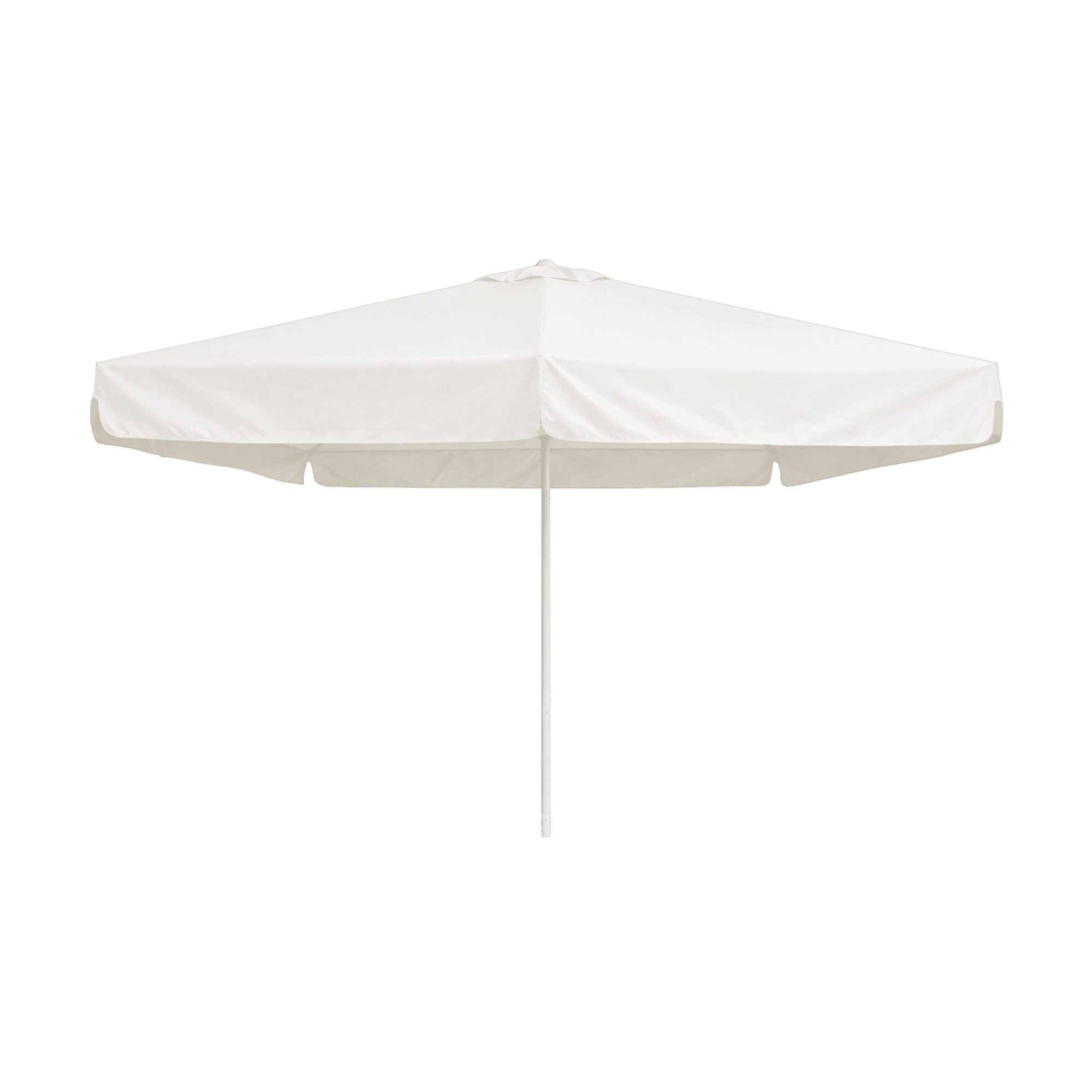 AD Parasoll 4x4m m/fris - Vit