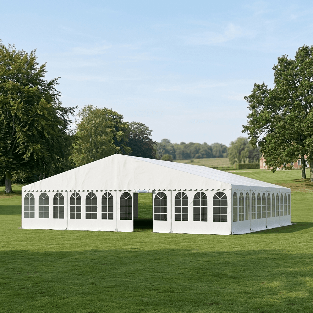 Partytält Komplett 12 x 12 mtr. VIT