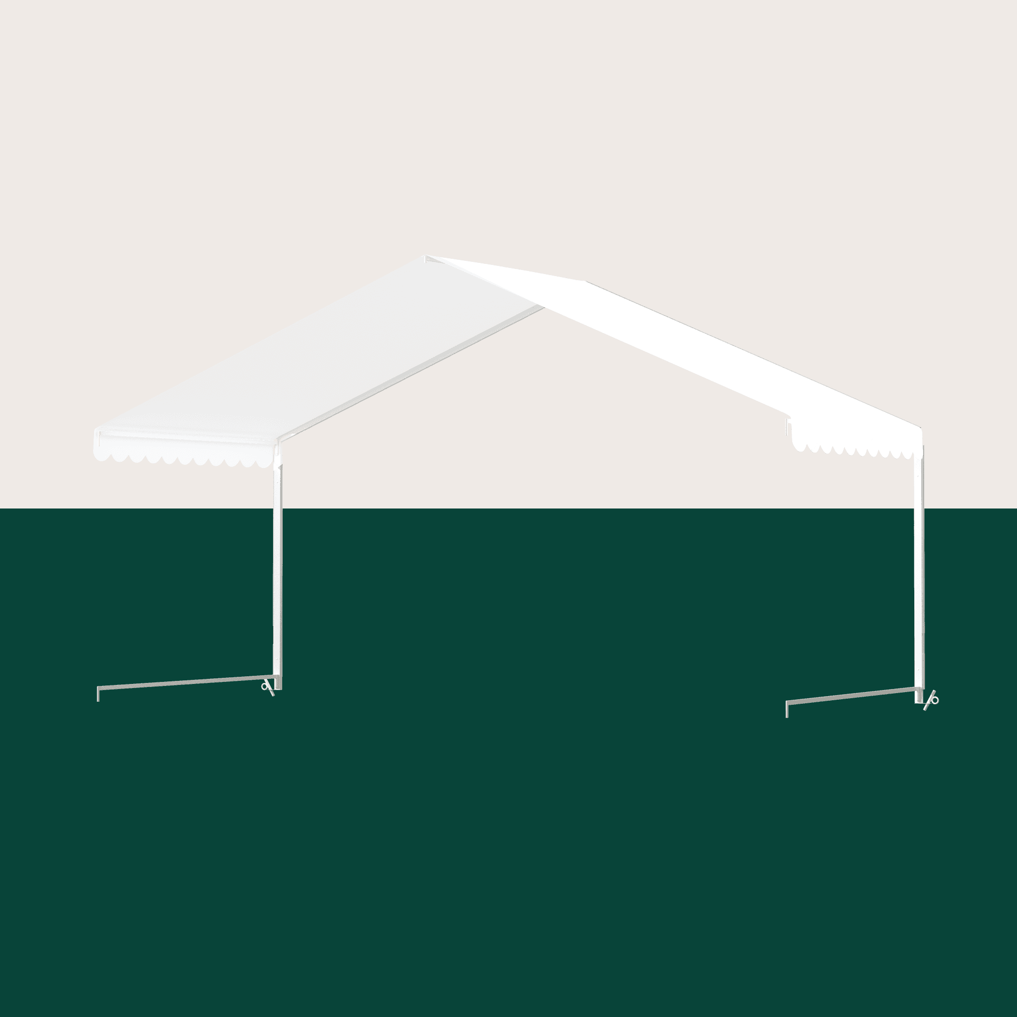 Utvid.fag 6x3m - Vit