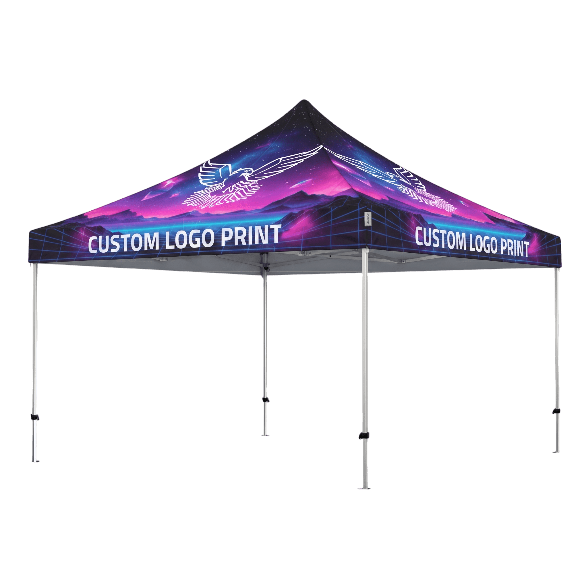 Stand Up Hopfällbart tält Komplett 4x4m Premium - Fullprint