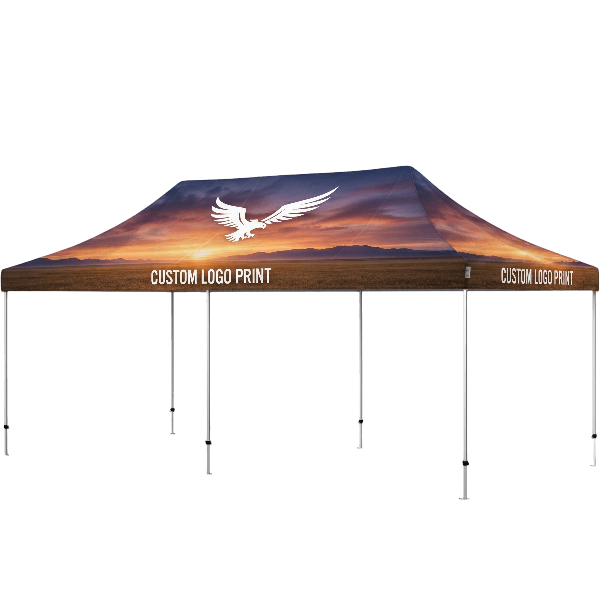 Stand Up Hopfällbart tält Komplett 4x8m Premium Plus - Fullprint