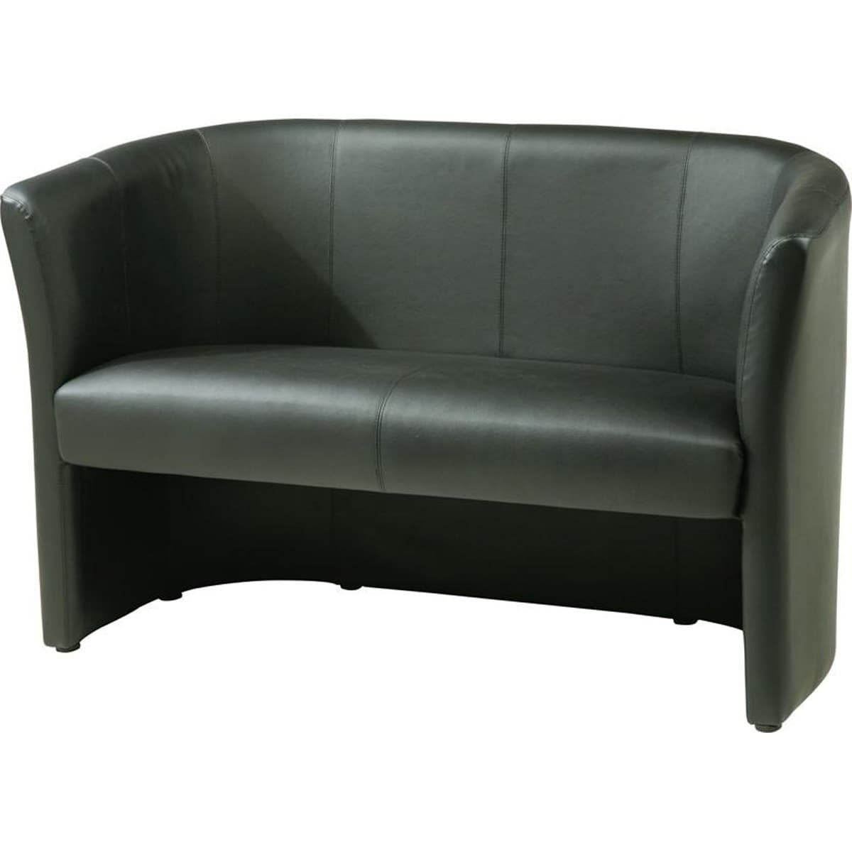CLUB 2 pers soffa, svart