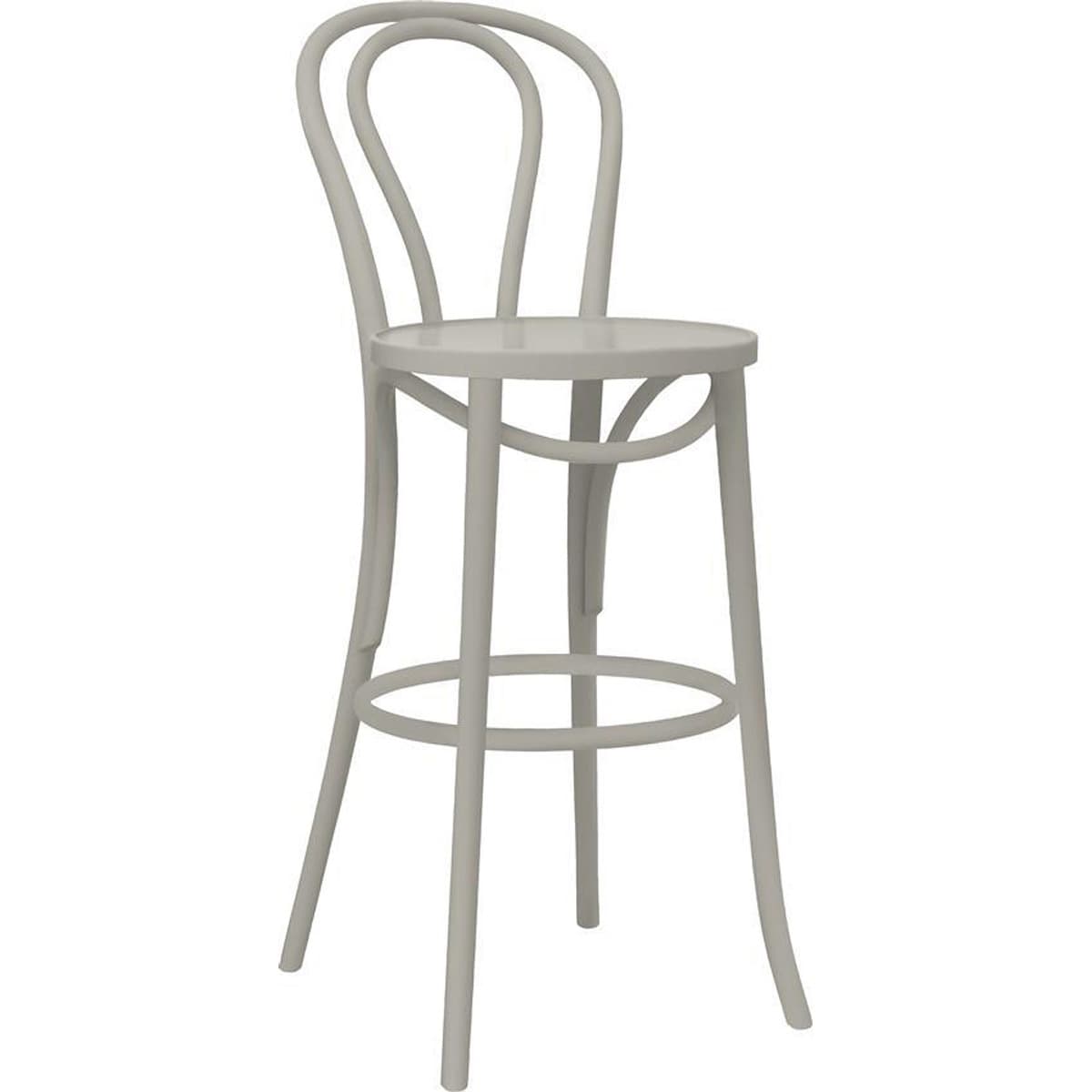 WINNIE barstol med sits höjd 75cm - Grå lak