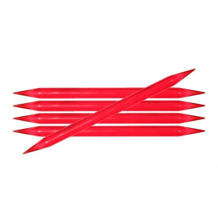 KnitPro Trendz Strumpstickor Akryl 20cm 12,00mm / 7.9in US17 Red