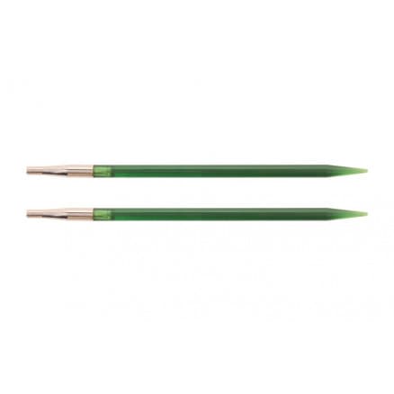 KnitPro Trendz Ändstickor Akryl 13cm 4,50mm US7 Grön