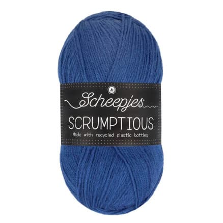Scheepjes Scrumptious Garn 352 Blå Pea Flower Mousse