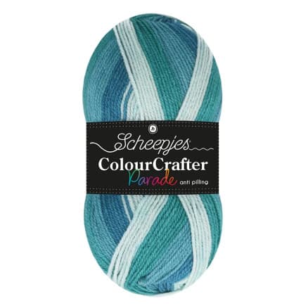 Scheepjes Colour Crafter Parade Garn 405 Blå Blend