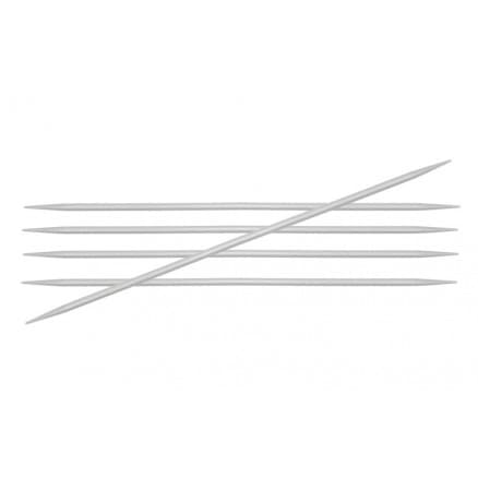 KnitPro Basix Aluminium Strumpstickor Aluminium 20cm 6,00mm / 7.9in US10
