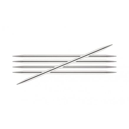 KnitPro Nova Metal Strumpstickor M�ssing 20cm 4,00mm / 7.9in US6