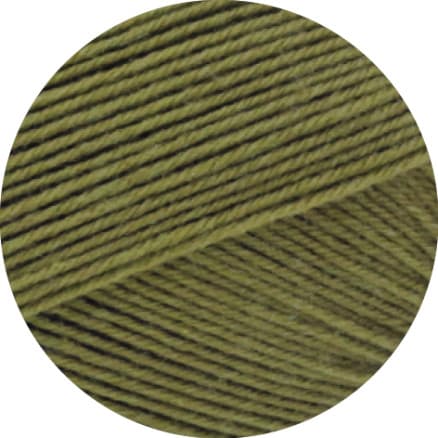 Lana Grossa Meilenweit 100 Merino Extrafine Uni Garn 2451 Olivgrön