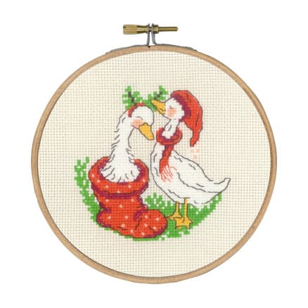 Permin Broderikit Gäss Ø15 cm