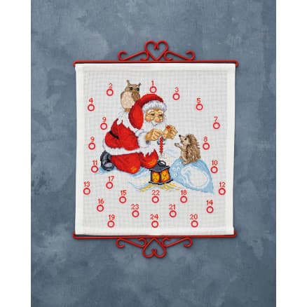 Permin Broderikit Igelkott och Tomte 35x38cm