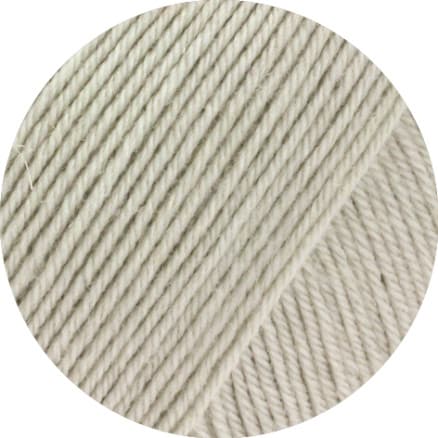 Lana Grossa Meilenweit 100 SETA Garn 4 Grå-beige