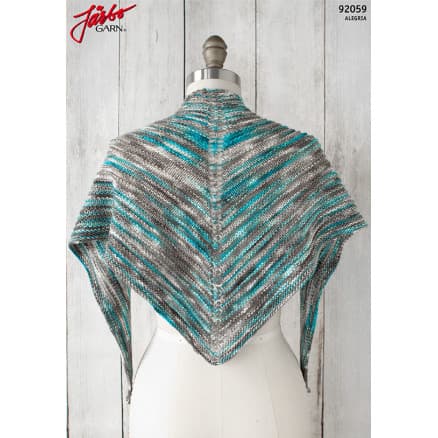 Alegria Shadow Shawl - Sjal Stick-m�nster 135x45cm