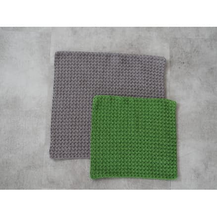 Virkade Disktrasor av Rito Krea - Disktrasor Virk-m�nster 21x21cm + 28x28cm