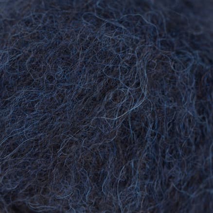 DROPS Brushed Alpaca Silk Garn Mix 42 Mörk Marinblå