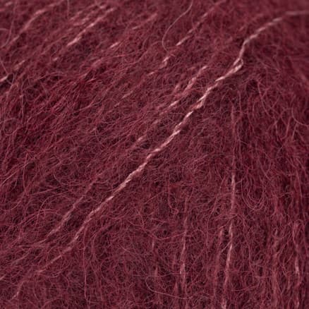 DROPS Brushed Alpaca Silk Garn Unicolor 44 Plommonvin