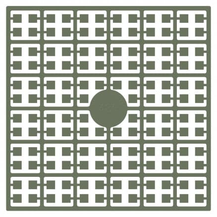 Pixelhobby Midi Pärlor 485 Mörk Gråbrun 2x2mm - 140 pixels