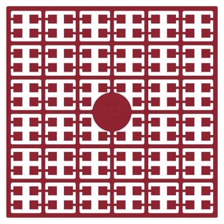 Pixelhobby Midi Pärlor 102 Bordeaux Röd 2x2mm - 140 pixels