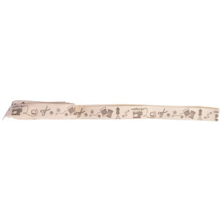 Infinity Hearts Tygband/Labelband Symotiver Svart 15mm - 3 meter