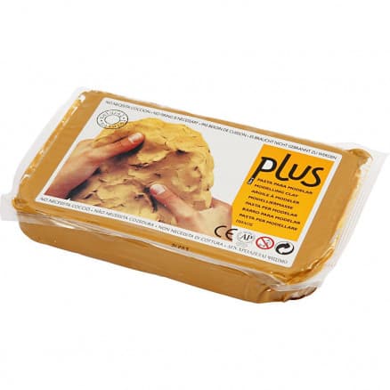 Självhärdande lera, 1000 g, curry