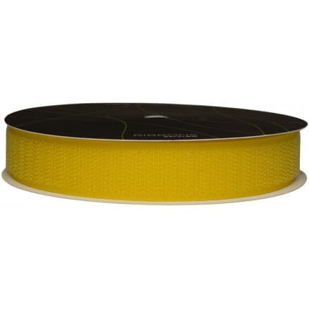 Balsløw Kardborreband Hane/Hook 20mm 10 Gul - 5m