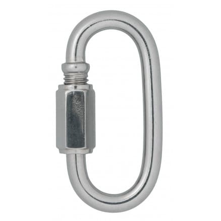 Infinity Hearts Karbinhake med Skruvlås Rostfritt Stål Silver 50x23,8mm - 3 st
