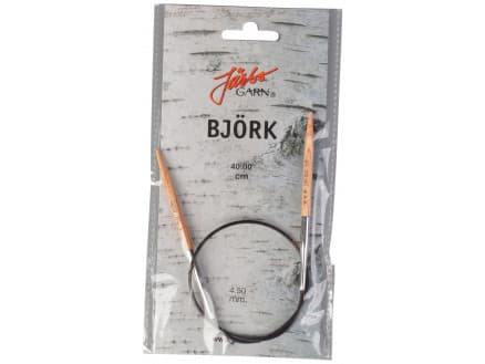 Järbo Björk Rundstickor Björk 40cm 4,50mm / 15.7in US7