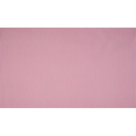 Minimals Bomullspoplin Tyg Print 313 Stripe Old Rose 145cm - 50cm