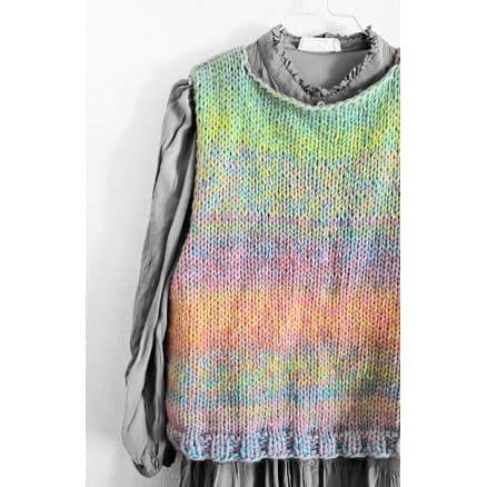 Gratis stickm�nster till Uendelige Anemoner vest av HoldMasken.dk - Garnpaket str. S-XXXL