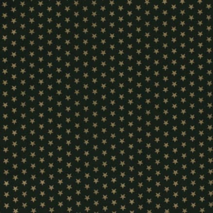 Poplin m/stjärnor 145cm 025 Grön - 50cm
