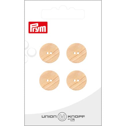 Prym Beige Träknapp 15mm - 4 st.