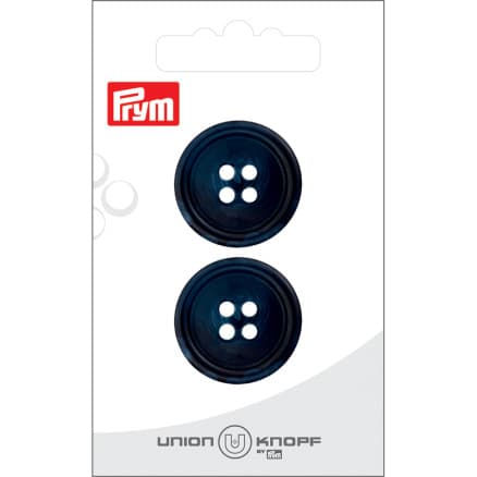 Prym Plastknapp Navy 4 hål 25mm- 2 st.