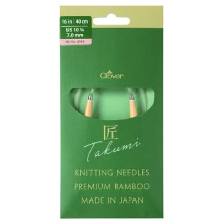 Clover Takumi Pro Bambu Rundstickor med kullager 40cm 7,0mm