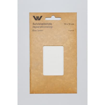 Reparationsplåster Självhäftande konstläder Vit 10 x 16 cm
