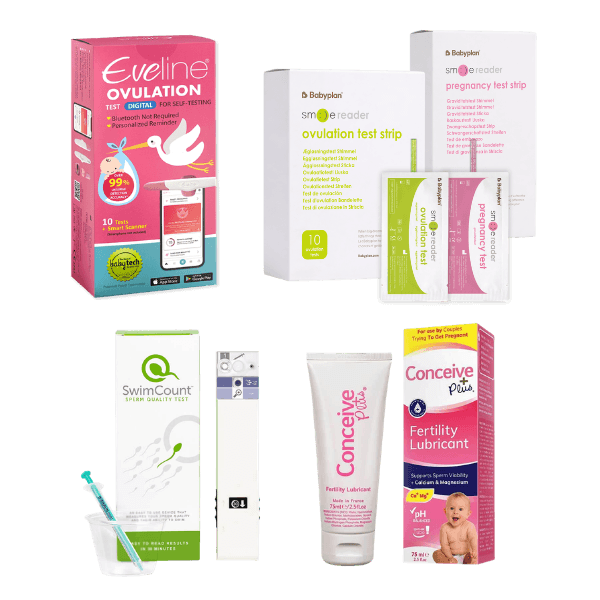 Eveline Smart Fertilitetssystem, Smile Reader, SwimCount Spermatest & Conceive Plus 75ml - Komplett Parkit för Er Fertilitet