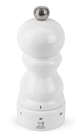 Peugeot Paris Saltkvarn 12 Cm Vit Lack Bok