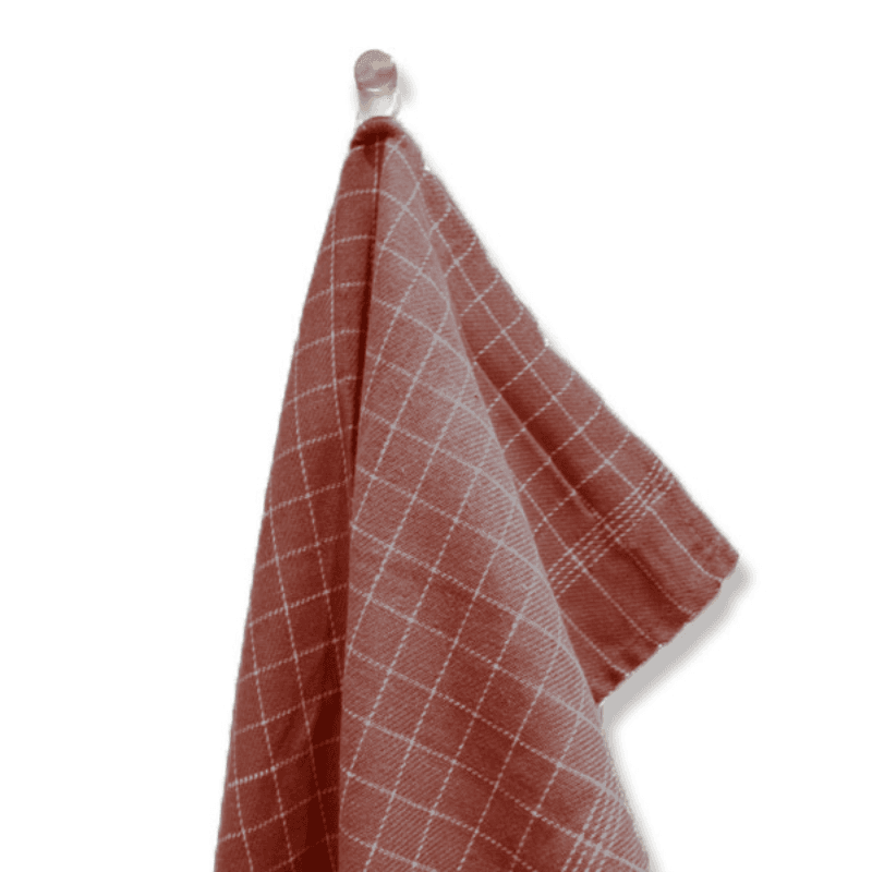 Viskestykke Brændt Rød 3-pk. Str 50 x 70 Cm.