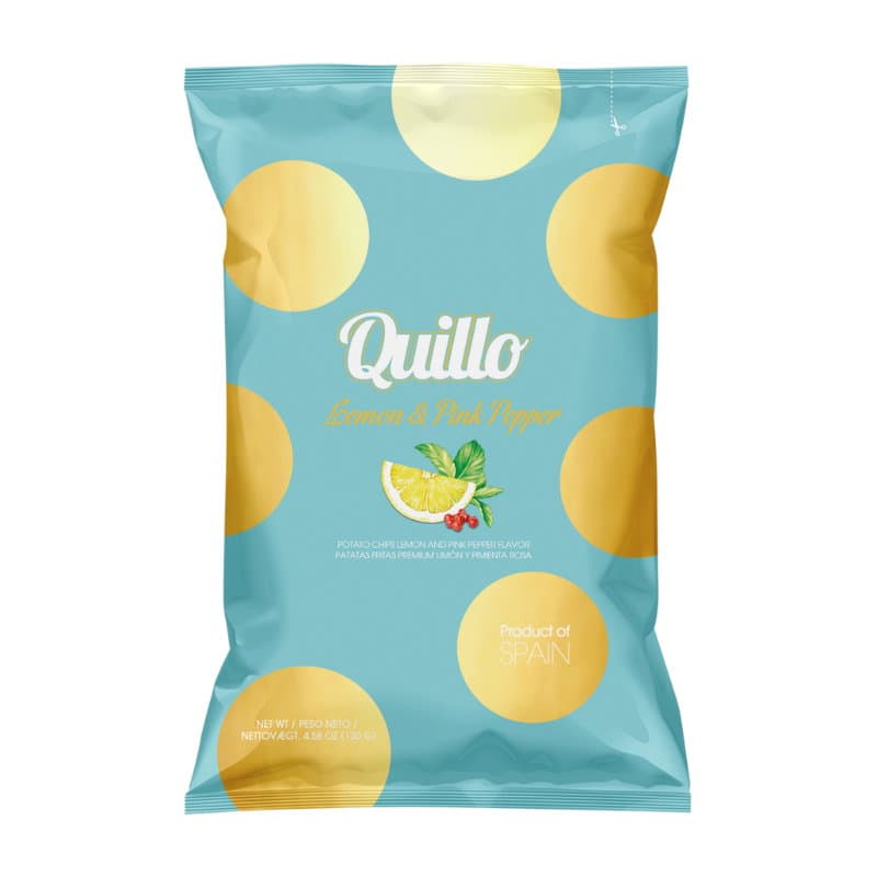 Citron & Rosa Peppar Chips Quillo 45g
