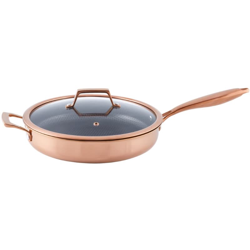 Hâws Santo Sauterpanna 28 Cm Med Lock Och Hybridbeläggning - Rose Gold